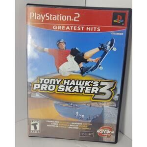 Sony Playstation 2 Tony Hawk Pro Skater 3 Skateboarding Video Game No Insert